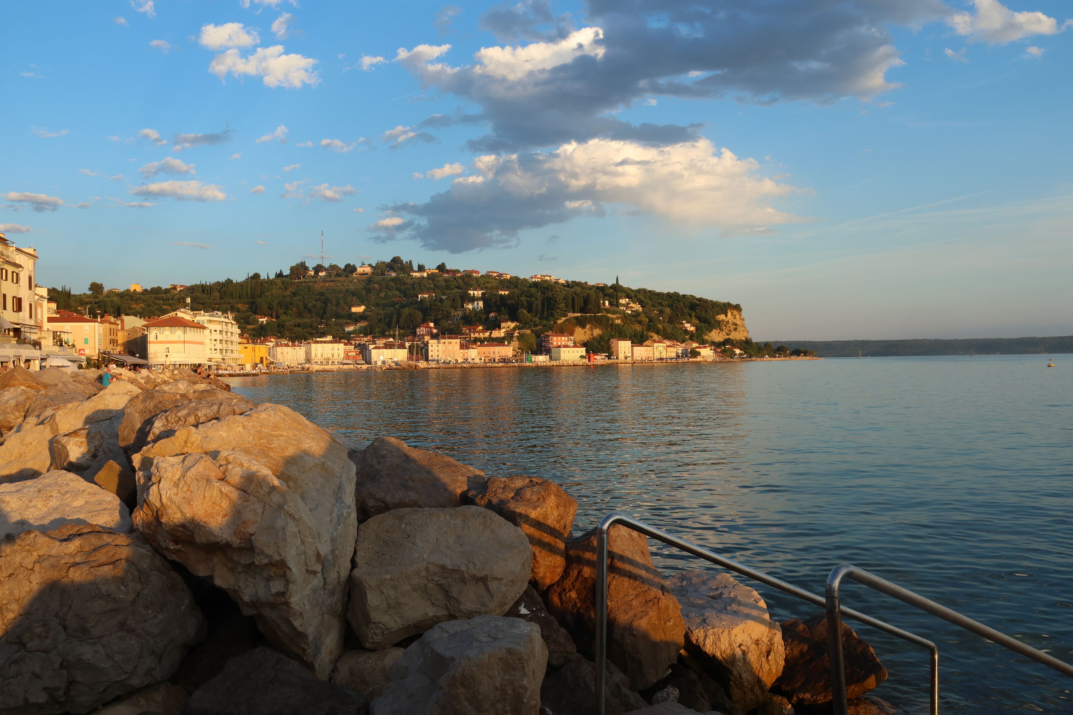 Golden hour on the shore